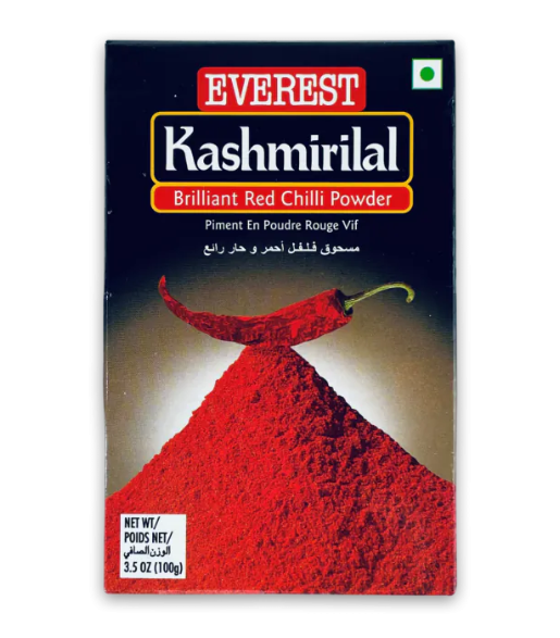 EVEREST Kashmirilal Brilliant Red Chilli Powder 3.5 OZ